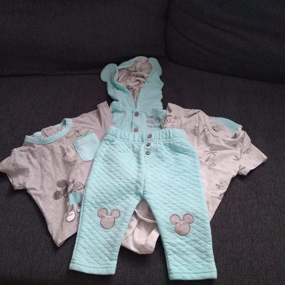4 Piece Disney Set washed once but never worn.